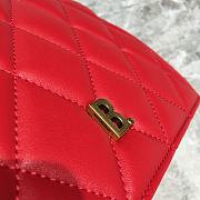 Balenciagα B Buckle New Diamond Pattern (Big Red Trumpet)  - 6