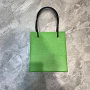 Balenciaga Women's Shopping XXS North South Tote Bag (Green)  - 6