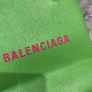 Balenciaga Women's Shopping XXS North South Tote Bag (Green)  - 4