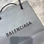 Balenciaga Women's Shopping XXS North South Tote Bag (Grey) 5978580AI2N1160  - 3