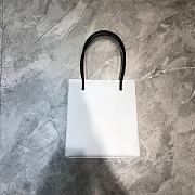 Balenciaga Women's Shopping XXS North South Tote Bag (White) 5978580AI2N9000  - 6