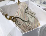 DIOR Saddle Oblique Embroidery Stripes M9001  - 4