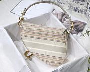 DIOR Saddle Oblique Embroidery Stripes M9001  - 5