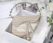 DIOR Saddle Oblique Embroidery Stripes M9001  - 1