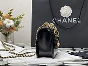 Chanel Wallet On Chain Calfskin & Gold-Tone Metal (Black) AP2289   - 5