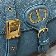 Dior Medium Bobby Bag Box Calfskin (Deep Ocean Blue) M9319UMOL_M97B  - 2
