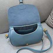 Dior Medium Bobby Bag Box Calfskin (Deep Ocean Blue) M9319UMOL_M97B  - 3