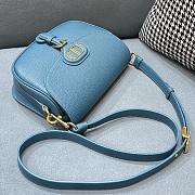 Dior Medium Bobby Bag Box Calfskin (Deep Ocean Blue) M9319UMOL_M97B  - 5
