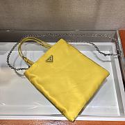 PRADA Nylon Handbag 1BA252 (Yellow)  - 3