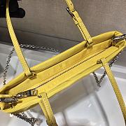 PRADA Nylon Handbag 1BA252 (Yellow)  - 5