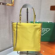 PRADA Nylon Handbag 1BA252 (Yellow)  - 6