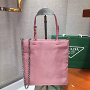 PRADA Nylon Handbag 1BA252 (Pink)  - 2