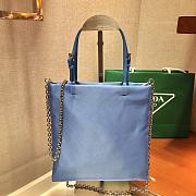 PRADA Nylon Handbag 1BA252 (Blue) - 2