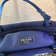 PRADA Nylon Handbag 1BA252 (Blue) - 4