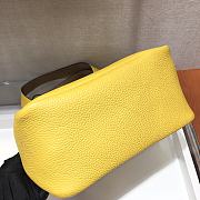PRADA Dynamique Leather Tote (Yellow) 25cm - 4