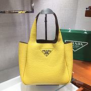 PRADA Dynamique Leather Tote (Yellow) 25cm - 1