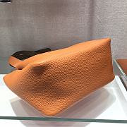 PRADA Dynamique Leather Tote (Orange) 25cm - 5