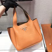 PRADA Dynamique Leather Tote (Orange) 25cm - 6