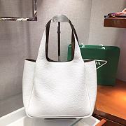 PRADA Dynamique Leather Tote (Chalk White) 25cm 1BG335_2DKV_F0LH8_V_OOM  - 5