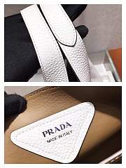 PRADA Dynamique Leather Tote (Chalk White) 25cm 1BG335_2DKV_F0LH8_V_OOM  - 2