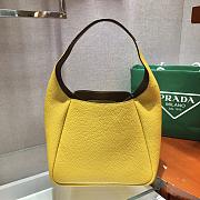 PRADA Leather Handbag (Yellow) 23cm - 3