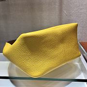 PRADA Leather Handbag (Yellow) 23cm - 4