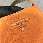 PRADA Leather Handbag (Orange) 23cm - 4