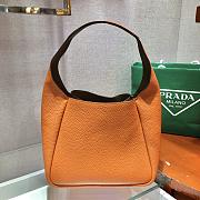 PRADA Leather Handbag (Orange) 23cm - 3