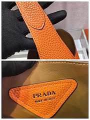 PRADA Leather Handbag (Orange) 23cm - 5