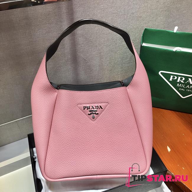 PRADA Leather Handbag (Pink) 23cm - 1