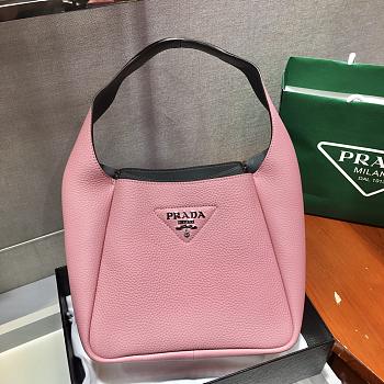 PRADA Leather Handbag (Pink) 23cm