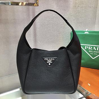 PRADA Leather Handbag (Black) 23 cm 1BC127_2DKV_F0002_V_OOM 