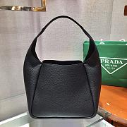 PRADA Leather Handbag (Black) 23 cm 1BC127_2DKV_F0002_V_OOM  - 5