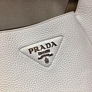 PRADA Leather Handbag (Chalk White) 23cm 1BC127_2DKV_F0LH8_V_OOM - 4