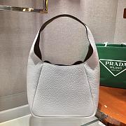 PRADA Leather Handbag (Chalk White) 23cm 1BC127_2DKV_F0LH8_V_OOM - 5