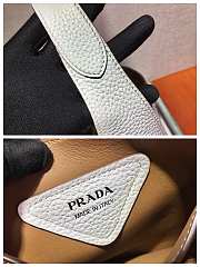 PRADA Leather Handbag (Chalk White) 23cm 1BC127_2DKV_F0LH8_V_OOM - 6