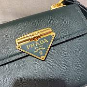 PRADA Saffiano Leather Symbole Bag (Deep Blue Ocean) - 3