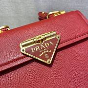 PRADA Saffiano Leather Symbole Bag (Red)  - 6