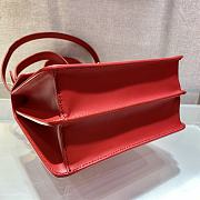 PRADA Saffiano Leather Symbole Bag (Red)  - 5