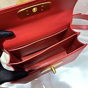 PRADA Saffiano Leather Symbole Bag (Red)  - 2