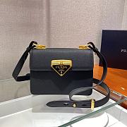 PRADA Saffiano Leather Symbole Bag (Black) 1BD270_2EVU_F0002_V_JOO - 1
