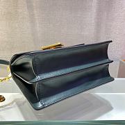 PRADA Saffiano Leather Symbole Bag (Deep Blue Ocean) 1BD021  - 6