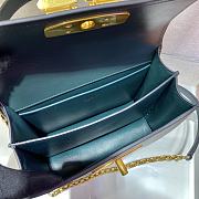 PRADA Saffiano Leather Symbole Bag (Deep Blue Ocean) 1BD021  - 5