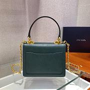 PRADA Saffiano Leather Symbole Bag (Deep Blue Ocean) 1BD021  - 4