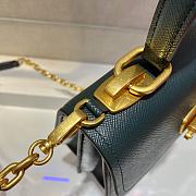 PRADA Saffiano Leather Symbole Bag (Deep Blue Ocean) 1BD021  - 3