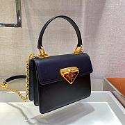 PRADA Saffiano Leather Symbole Bag (Black) 1BN021_2EVU_F0002_V_COO - 2