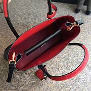 PRADA Medium Saffiano Leather Double Bag (Black_Fiery Red) 1BG775_2A4A_F0LJ4_V_OOO  - 3