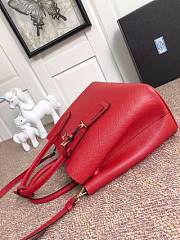 PRADA Medium Saffiano Leather Double Bag (Fiery Red_Black) 1BG775_2A4A_F0CF5_V_OOO - 5