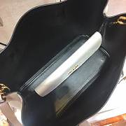 PRADA Medium Saffiano Leather Double Bag (White_Black) 1BG775_2A4A_F0G3Z_V_OOO  - 3