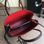 PRADA Medium Saffiano Leather Double Bag (Black) 1BG775  - 4